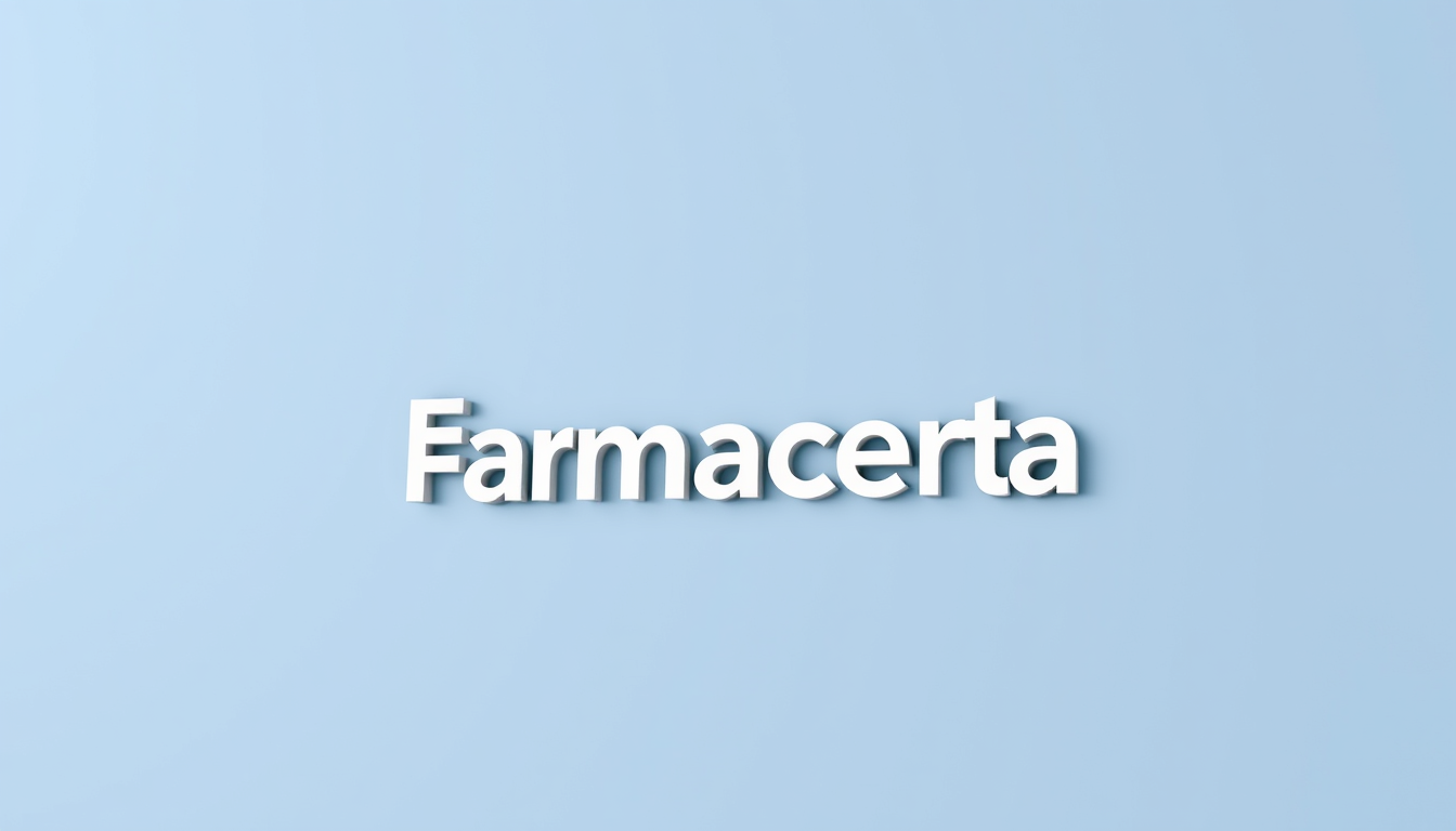 Main art studio: faça uma logo para minha farmácia a "Farmacerta", em meu site vai ser usado a cor vermelha e branco