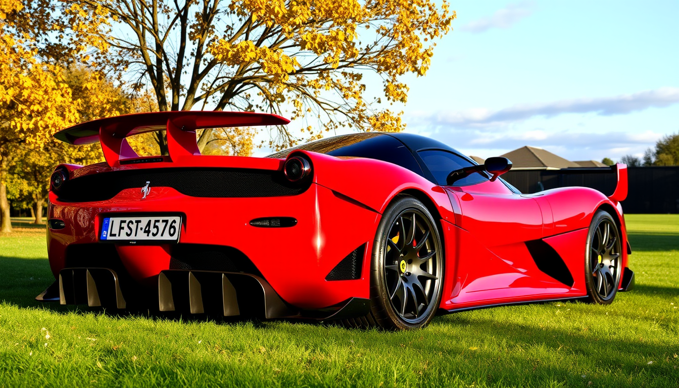 Main art studio: Koeningsegg jesko mixed with ferarri f50 gt bignwing