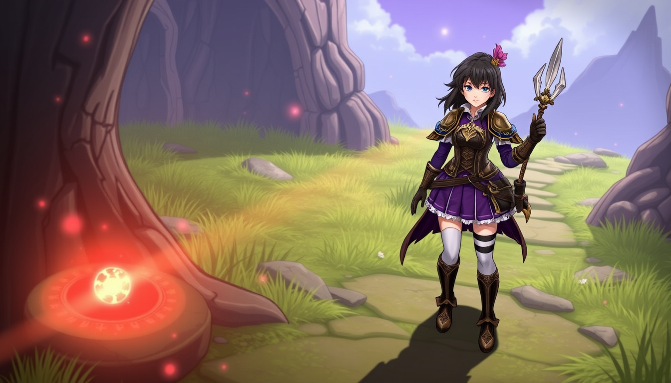 Main art studio: Elrica from Octopath Traveler 0