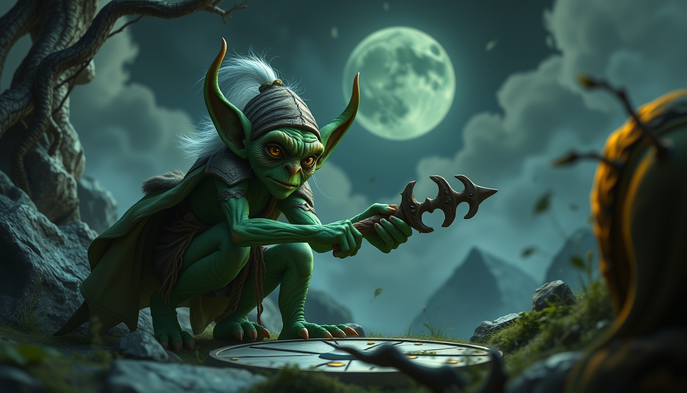 Main art studio: fassa uma goblin garota gostosa peituda de biquini