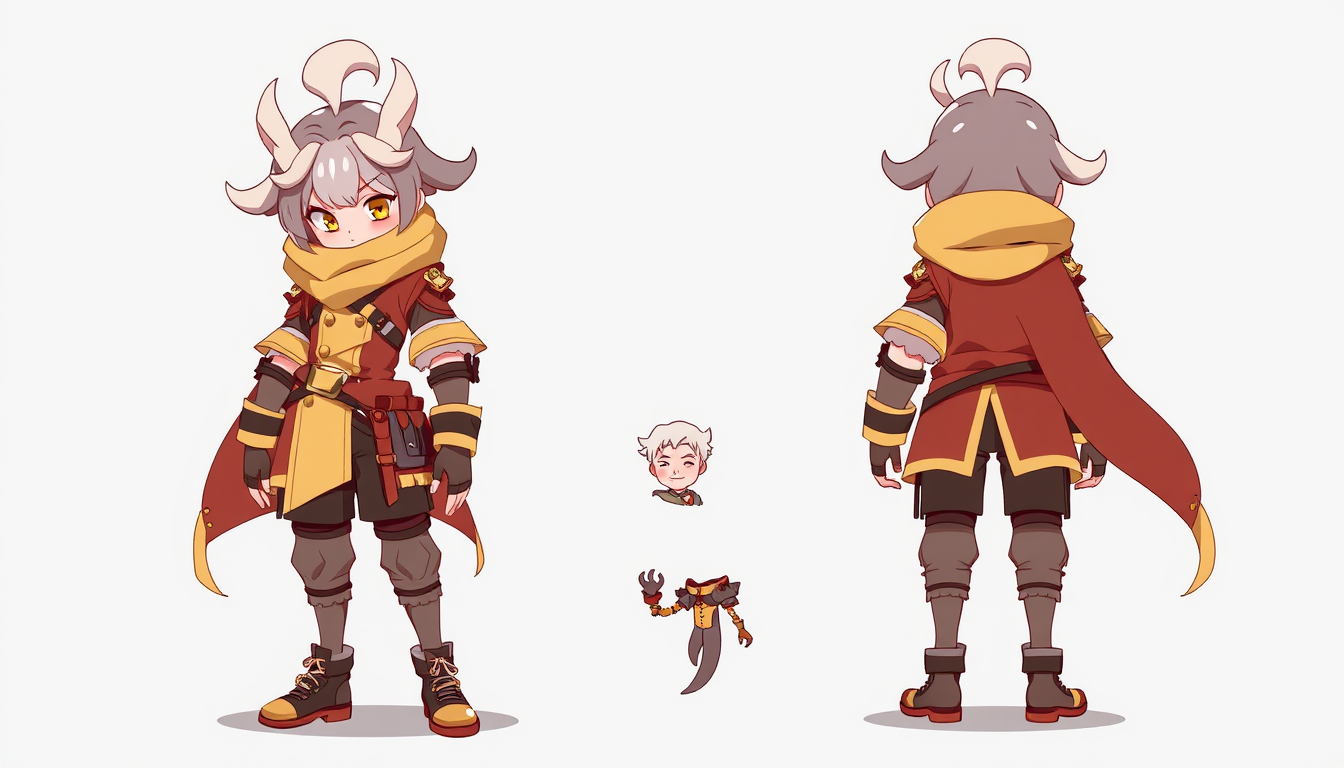 Characters idea: original character design, detailed outfit and accessories, expressive personality, 사람이고 강아지 상에다가 귀엽게 그려주고 옷은 그냥 하얀색,핑크색이 들어간 훋로 해주고 바지는 하얀색 치마로 해 줘 그