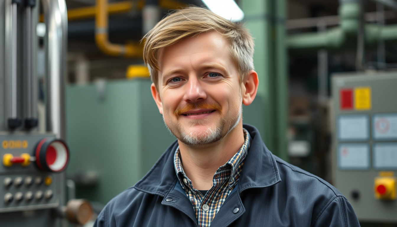 Main art studio: ein mann 40 jahre alt beginnt eine ausbildung im veb elektrotechnikkombinat bernburg industrie. wir heisen philipp schönwitz in der arbeitsbrigade wil