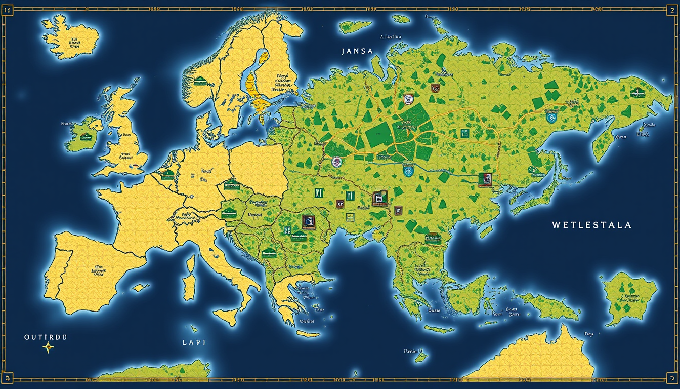 Main art studio: digimon welt map
