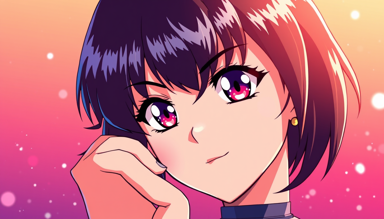 Anime idea: anime style, vibrant colors, expressive eyes, Kefla super sexy , detailed anime illustration