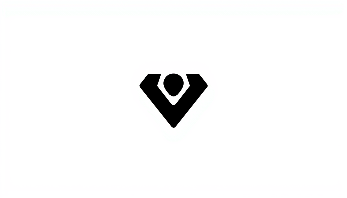 Logo idea: logo design, clean minimal mark, bold simple shapes, balanced composition, baue mir ein logo für eine software namens void client halte schwarzes loch