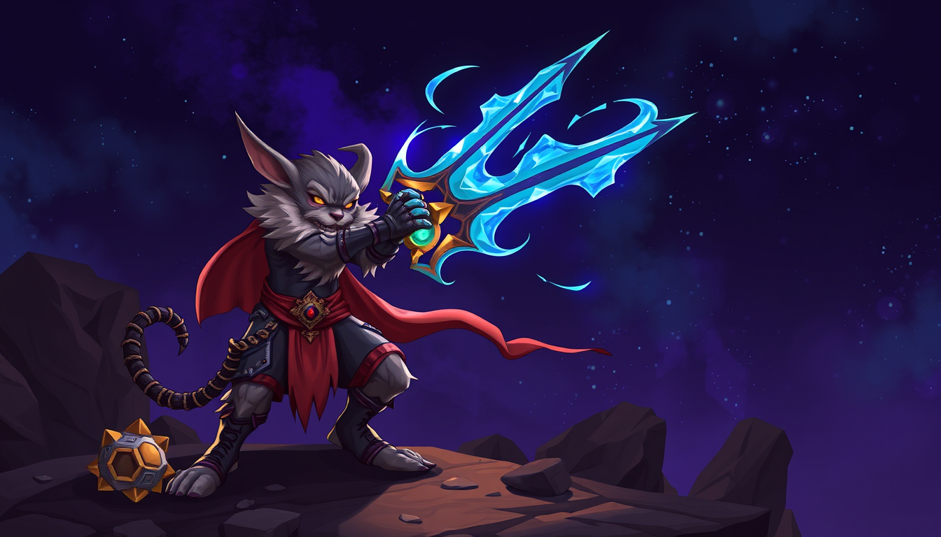 Main art studio: crie um personagem de jogo que e um macaco com espada cosmicas
