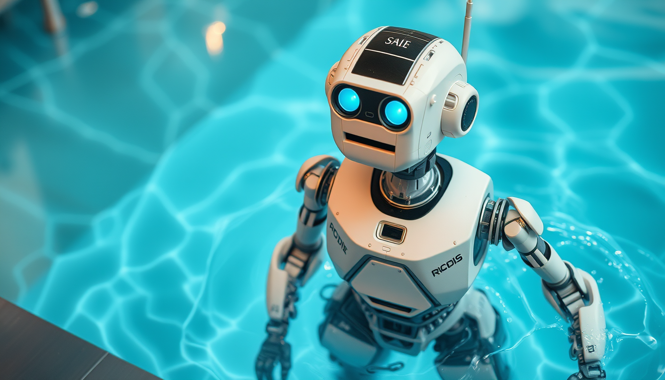 Main art studio: haz ubn robot de piscina