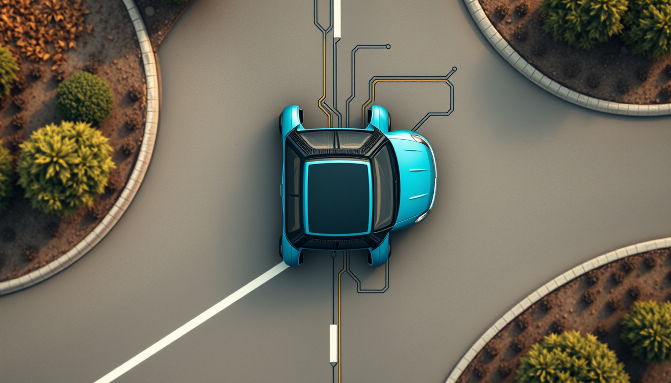 Main art studio: circuito de coches top-down sin los coches solo circuito visto desde arriba