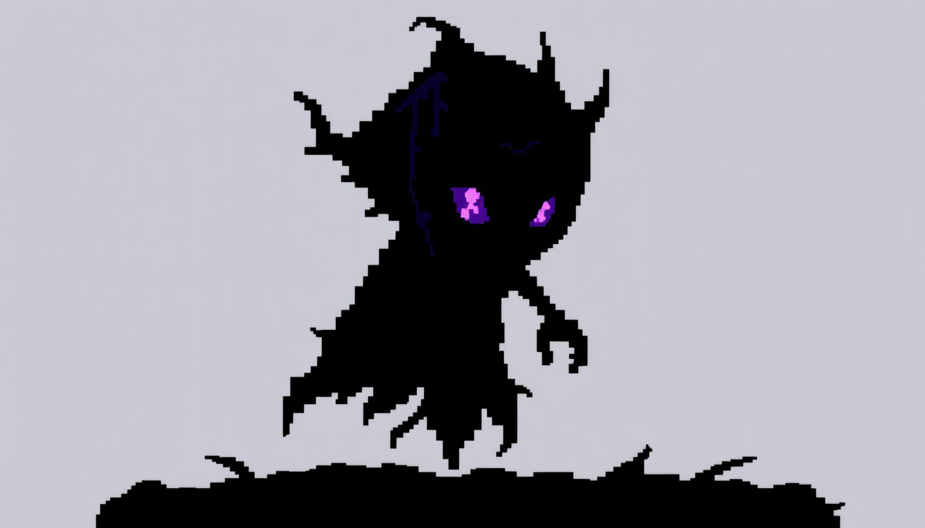 Sprite idea created from the prompt: a single readable game sprite with a controlled silhouette, palette, scale, and viewing angle, deliberate composition, 32x32 pixel art shado