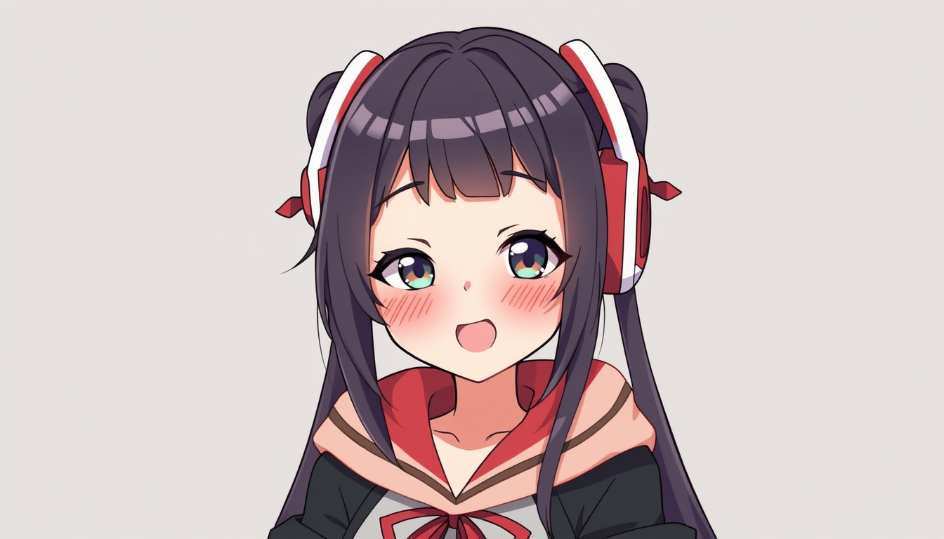 VTuber idea: vtuber avatar character, anime style, expressive face, streaming-ready design, HIMEHINA but snakes , clean vtuber model illustration