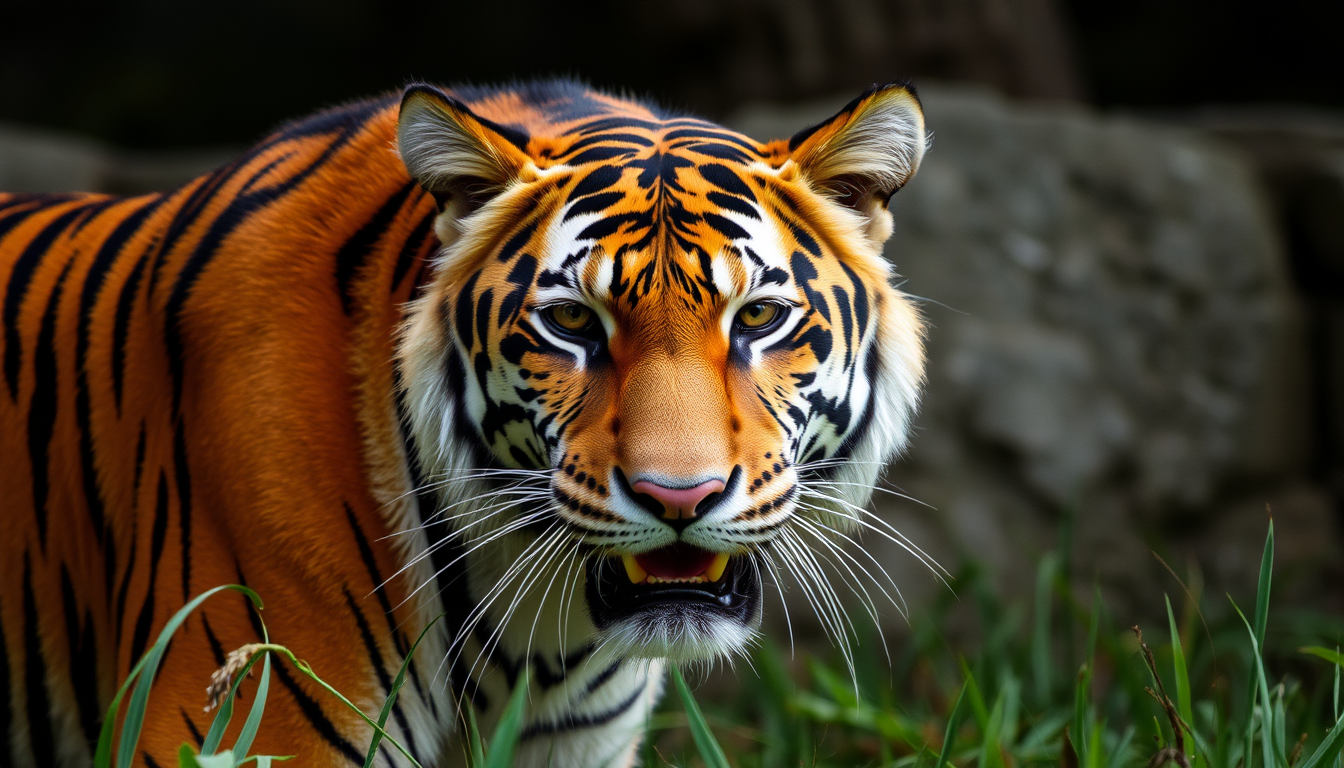 Main art studio: crie para mim uma imagem de um tigre