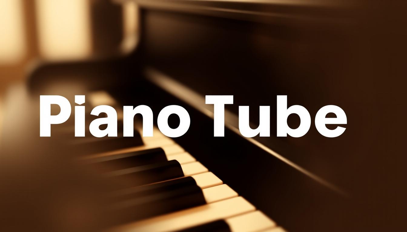 YouTube Banners idea: youtube channel banner, wide 16:9 composition, bold branding graphics, piano tutorial cover , channel-art ready banner