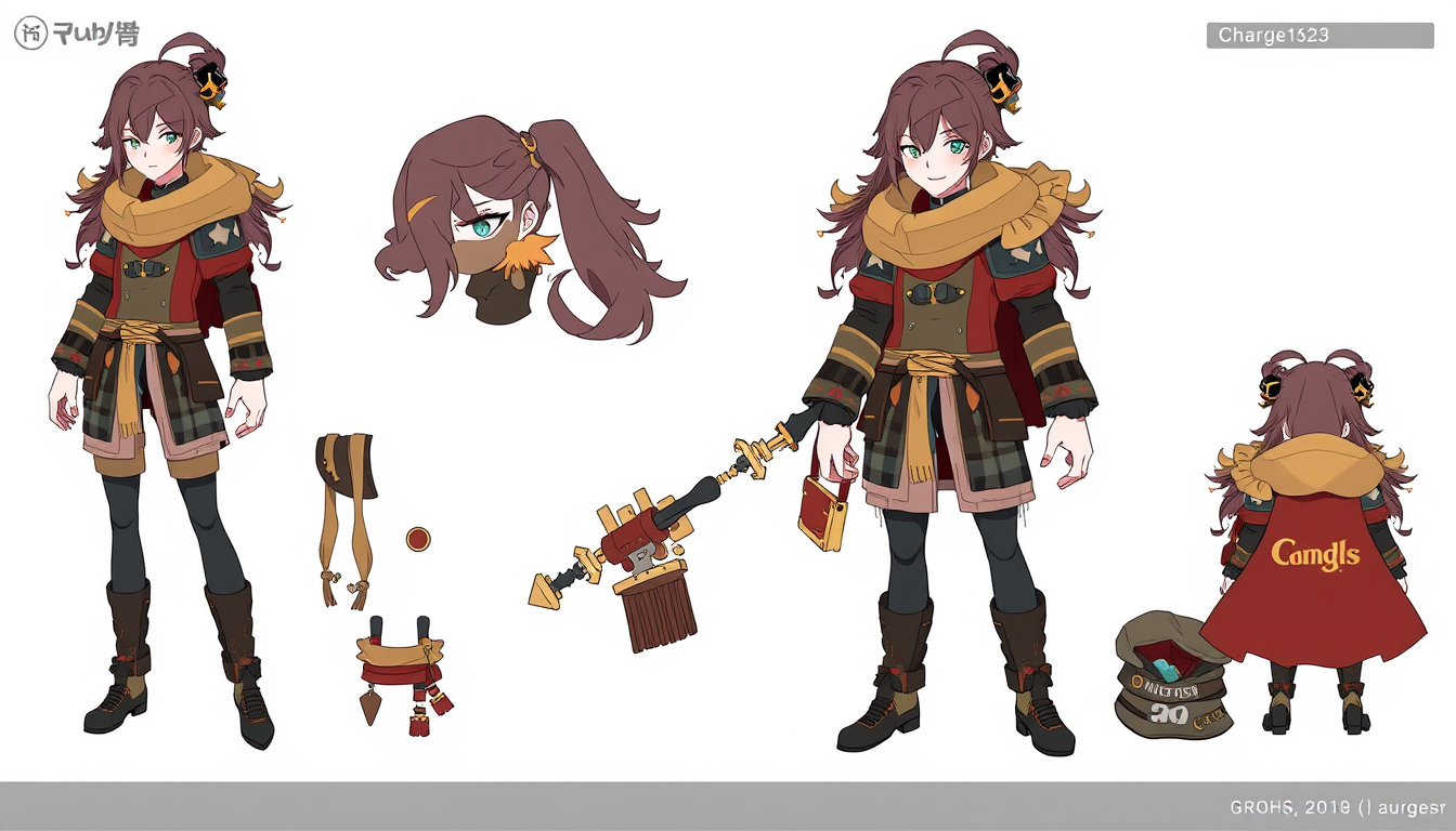 Characters idea: original character design, detailed outfit and accessories, expressive personality, ک انسان مصنوعی ۲۵ ساله، ظاهر کاملاً انسانی، موهای مشکی کوتاه، چشم