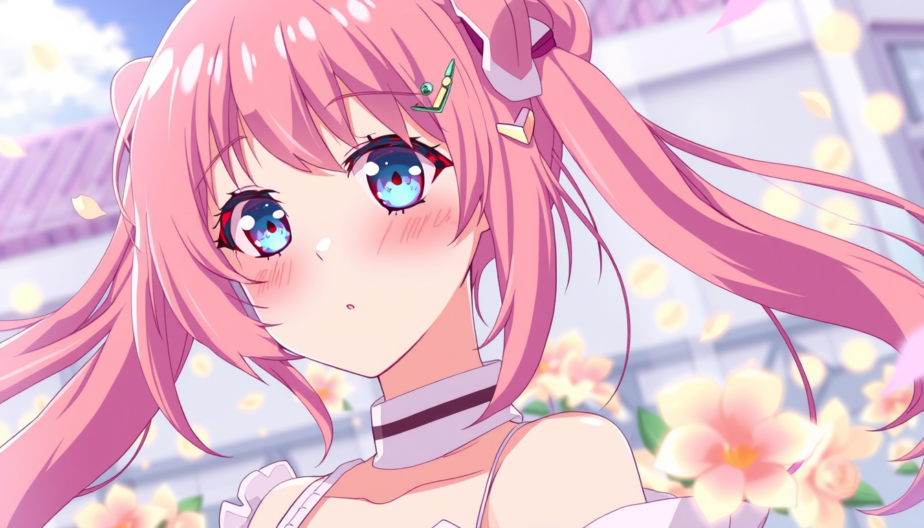 Anime idea: anime style, vibrant colors, expressive eyes, 少しギャルっぽいけど、優しく親しみやすい女の子。 自然なロングヘアで、パーマではなく毛先や顔まわりが少しクルッと巻いている。 おしゃれで可愛い服装。 2Dアニメ・イラスト風、透明感のある可愛い雰囲気。 胸から