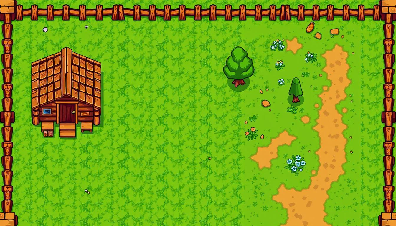 Sprite idea created from the prompt: pixel art game sprite, clean pixel grid, retro 16-bit palette, Top-down pixel art RPG house area, true pixel art, 32x32 tiles, pixel perfect