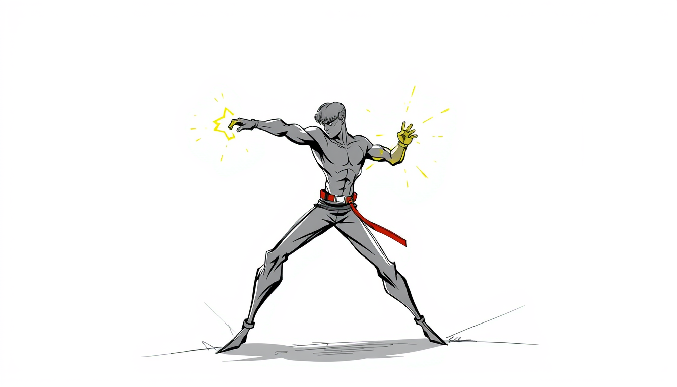 Main art studio: Badhiya stickman drawing power lighting etc.fighting pose stylish and cool Without any background only his body Stickman bola toh stickman hona chaiye
