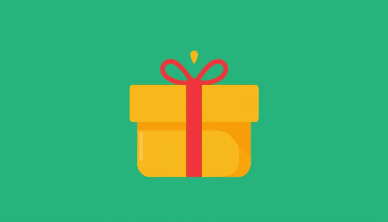 Icon idea created from the prompt: app icon, clean minimal symbol, bold simple shape, flat design, geschenk wo drauf steht Ideen Box , crisp icon on solid background