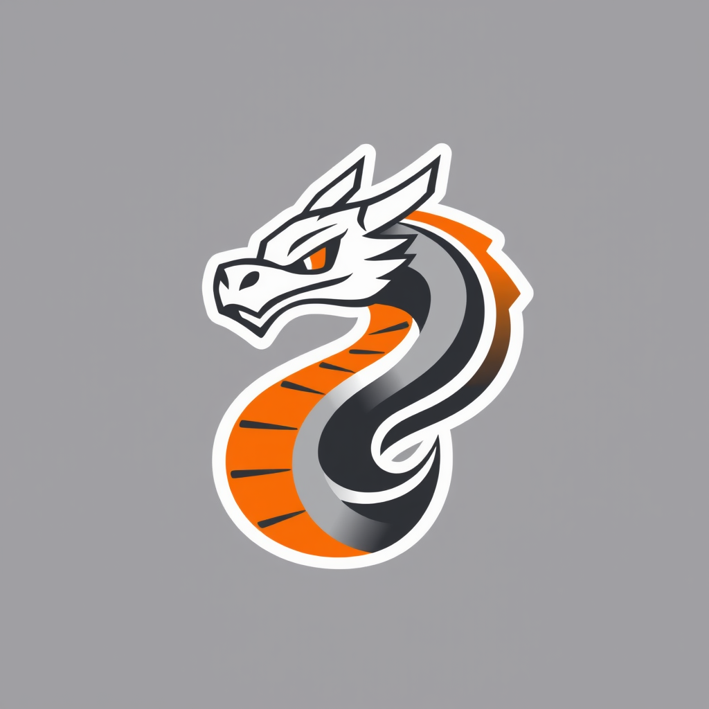 Logo idea created from the prompt: logo design, clean minimal mark, bold simple shapes, balanced composition, kannst du mir ein bild machen mit einem Drachen was ich Für eiene