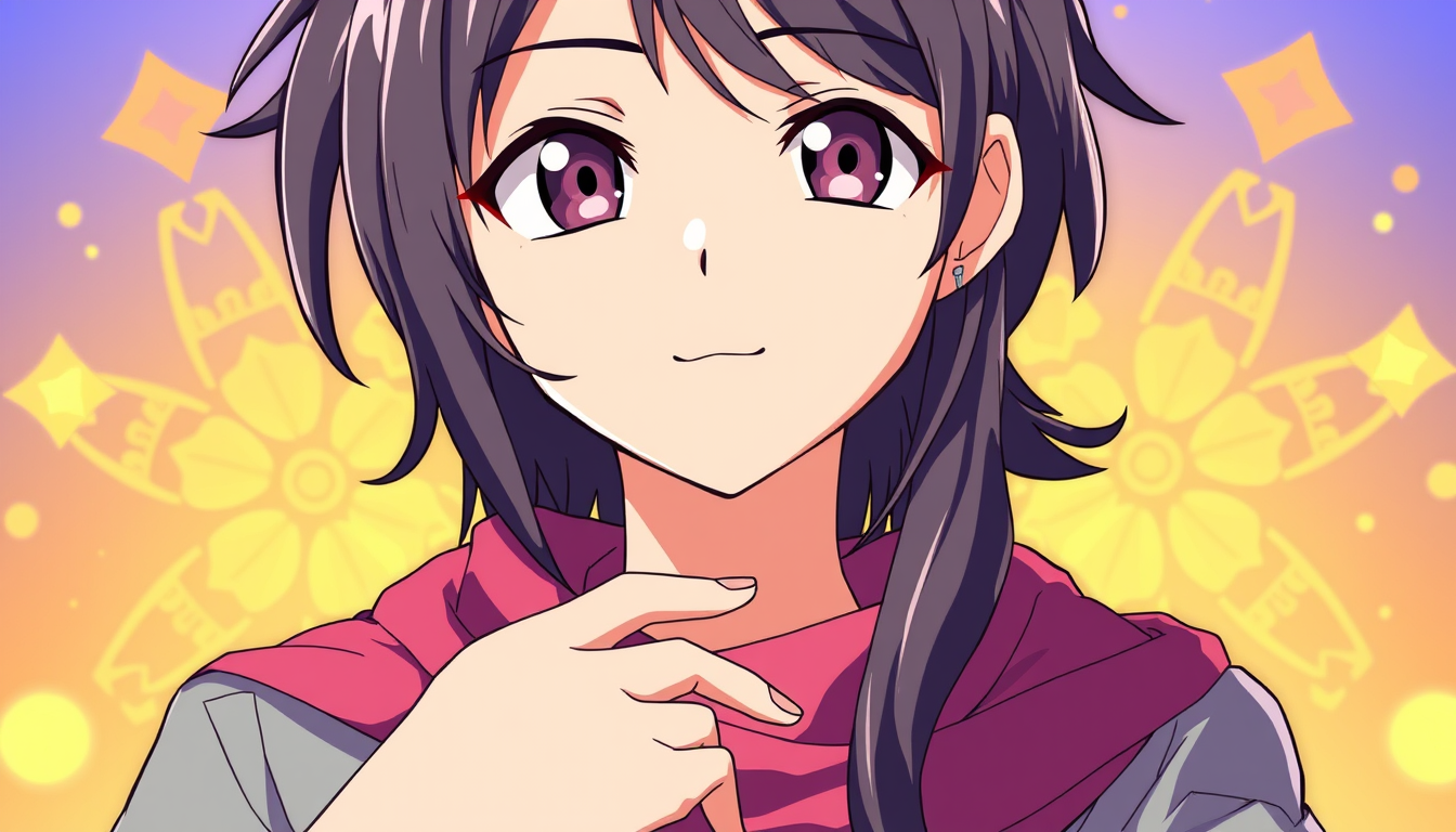 Anime idea created from the prompt: anime style, vibrant colors, expressive eyes, پس‌زمینه عمودی 9:16 برای کاور شورت ویدیو آپارات، استایل انیمه‌ای کیوت و فانتزی، ترکیب رنگ صورت