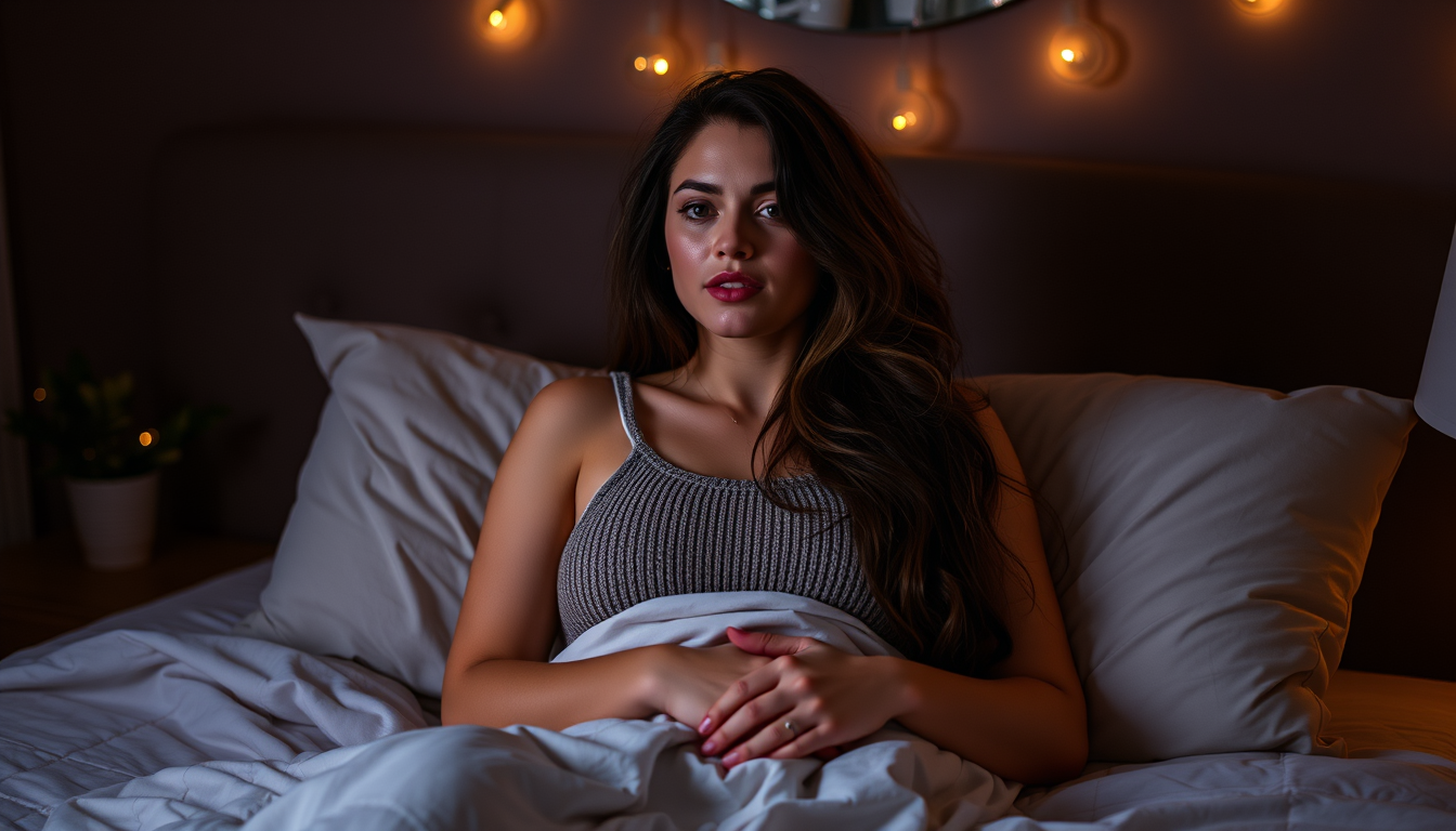 Main art studio: bold female adult, Cozy Goodnight, Self-Love