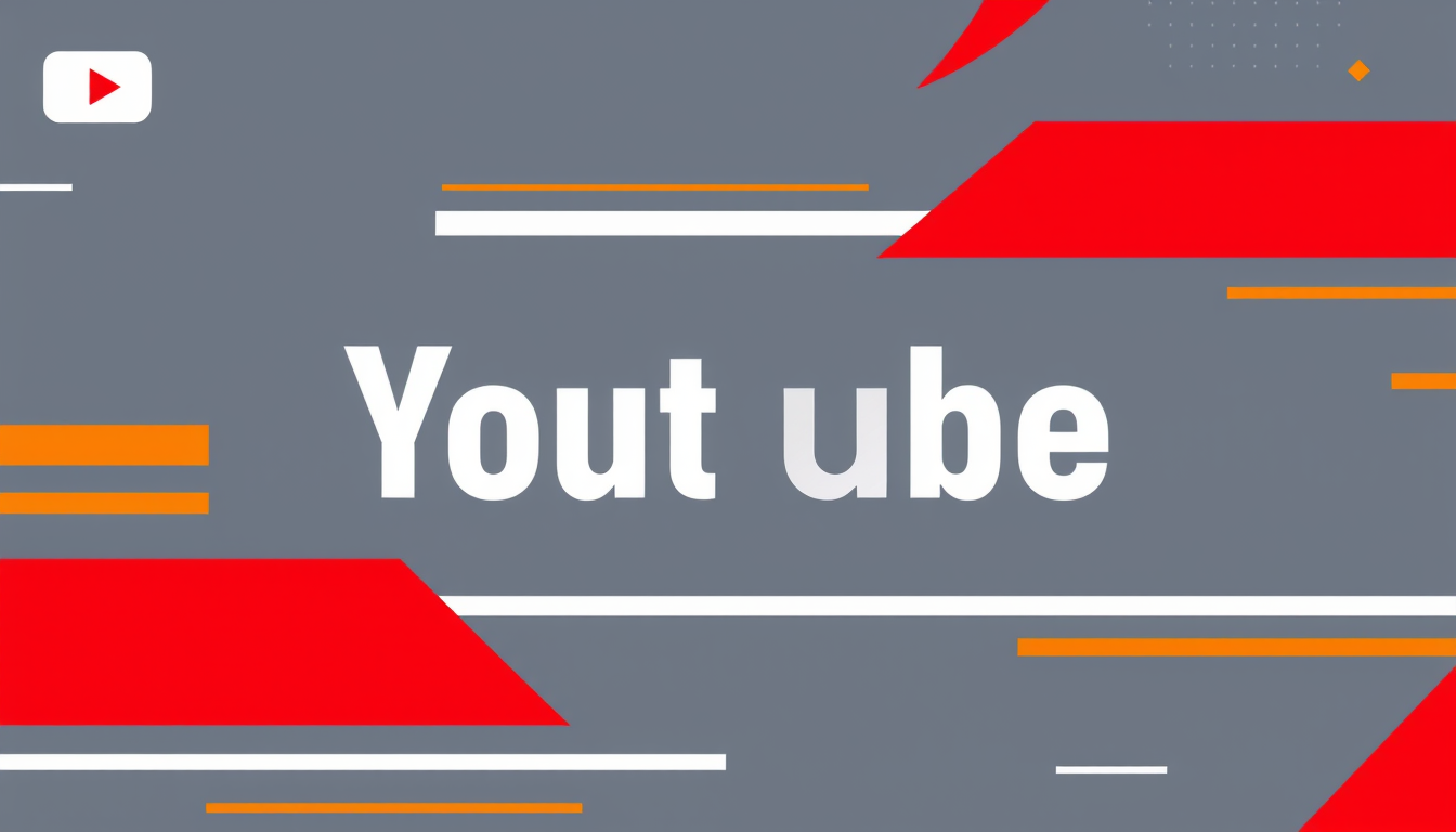 YouTube Banner idea created from the prompt: youtube channel banner, wide 16:9 composition, bold branding graphics, صدای امروز , channel-art ready banner
