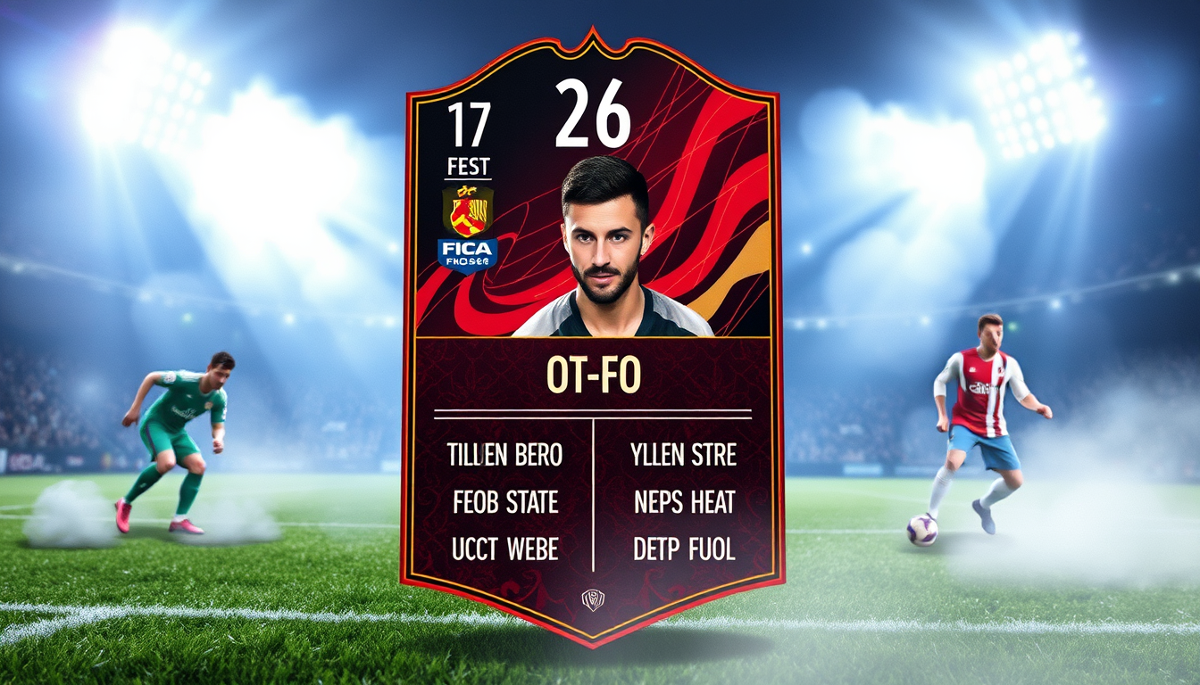 Main art studio: mach mir eineneue fc 26 karte enlich wie die andren aber noch besser