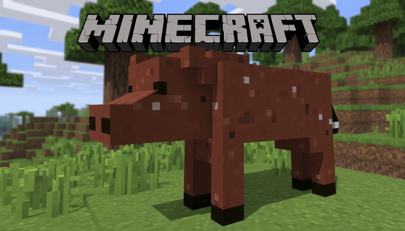 Main art studio: ErStelle mir mal ein Minecraft Wildschwein Bild was cool aussieht.Was echt in Minecraft ist.Als Tier.Man soll es als wildschwein erkennnen