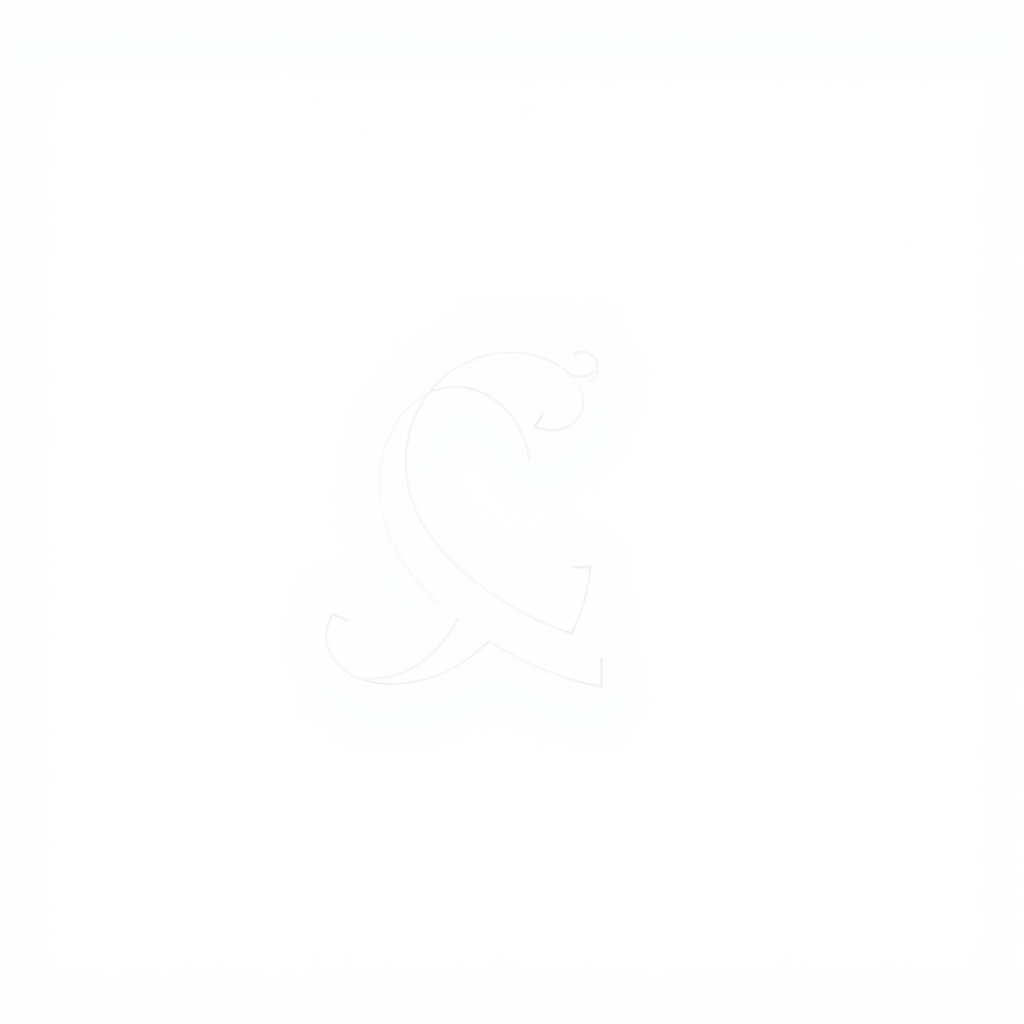 Monogram Logo idea: monogram logo combining the letters cc , elegant intertwined letterforms, flat vector logo, centered, solid white background, high contrast, luxury br