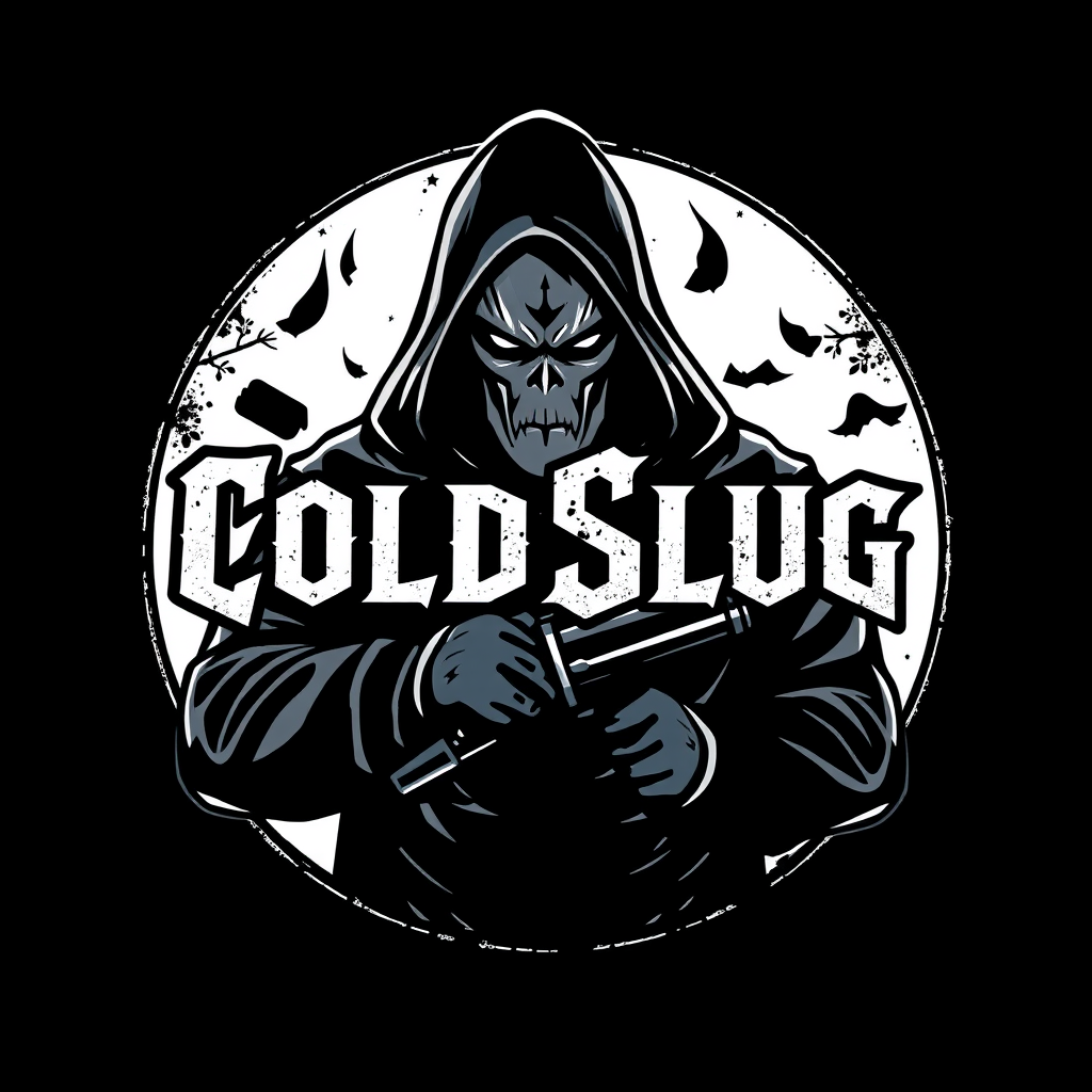 Main logo studio: Pour ma page de profile sur YouTube crée une image avec juste écrit mon pseudo ColdSlug en mode grave stylée, une autre image car là j'avais l'impress