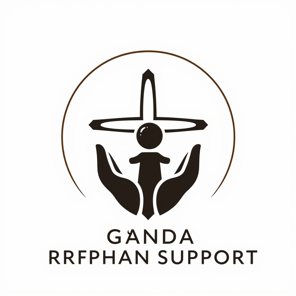 Main logo studio: Minimalist, sophisticated logo for “UGANDA ORPHAN SUPPORT”, a humanitarian organization helping orphaned children in Uganda within the Eastern Orthodo