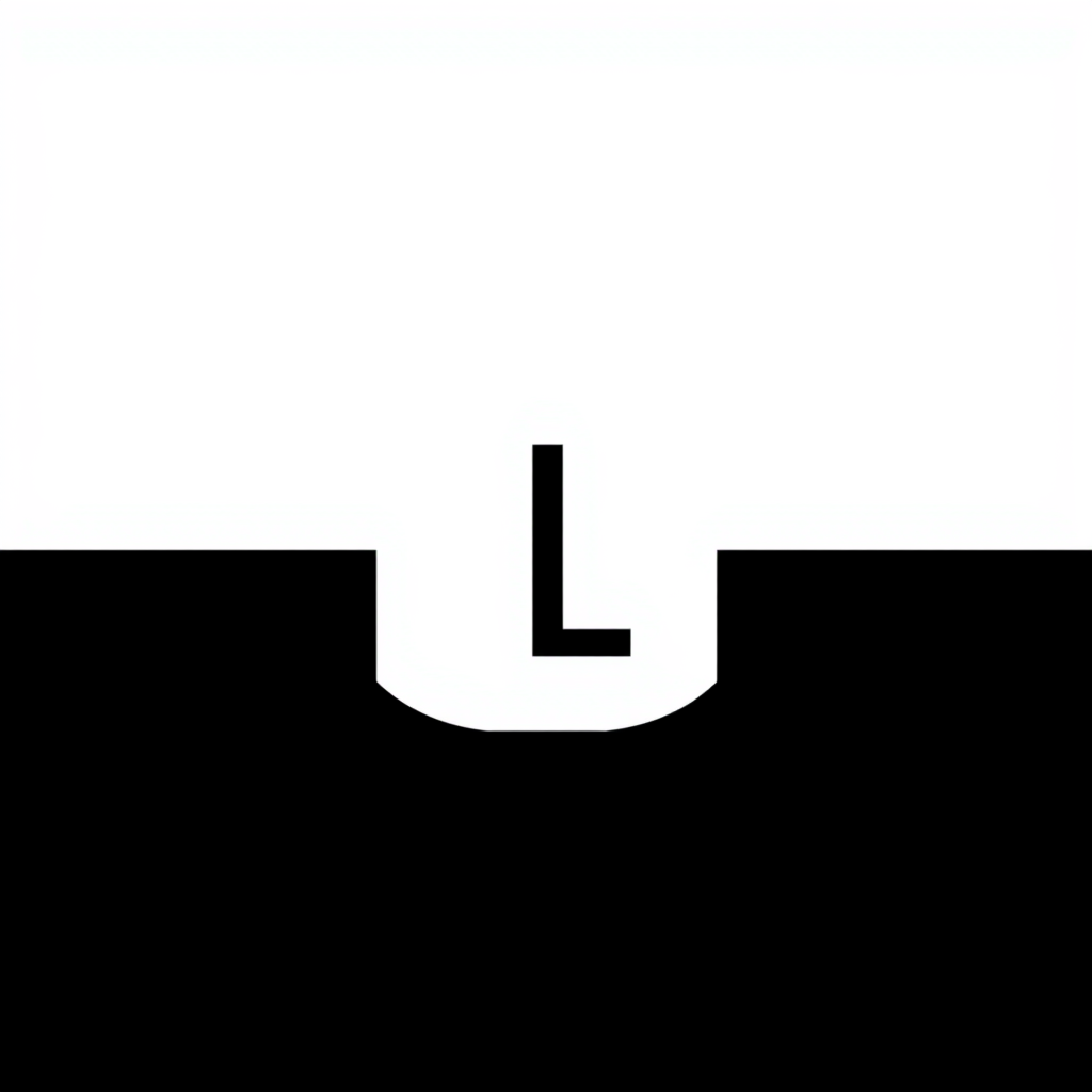Minimalist Logo idea: minimalist logo, simple geometric mark for En logo monograma para las listas e y l. Es para un estudio de carpintería a medida. Imagen de marca profes