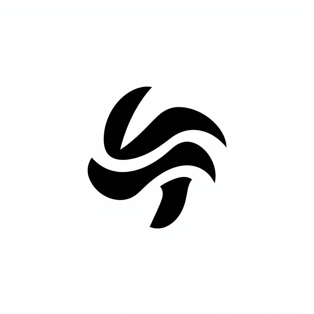 Abstract Logo idea: abstract logo mark for Can you generate logo for brand name lensi, which does the Affiliated marketing business. , geometric abstract shape, modern mi