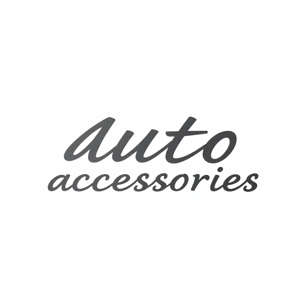 Main logo studio: Mobile Auto Accessories on a white background in dark gray writing in a nice tidy/professional font
