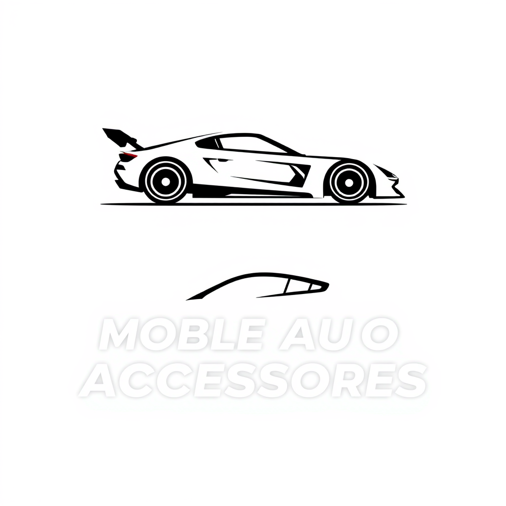 Main logo studio: Professional logo for a mobile vehicle accessory installation business called “MOBILE AUTO ACCESSORIES”. Create a clean, bold, modern automotive logo.