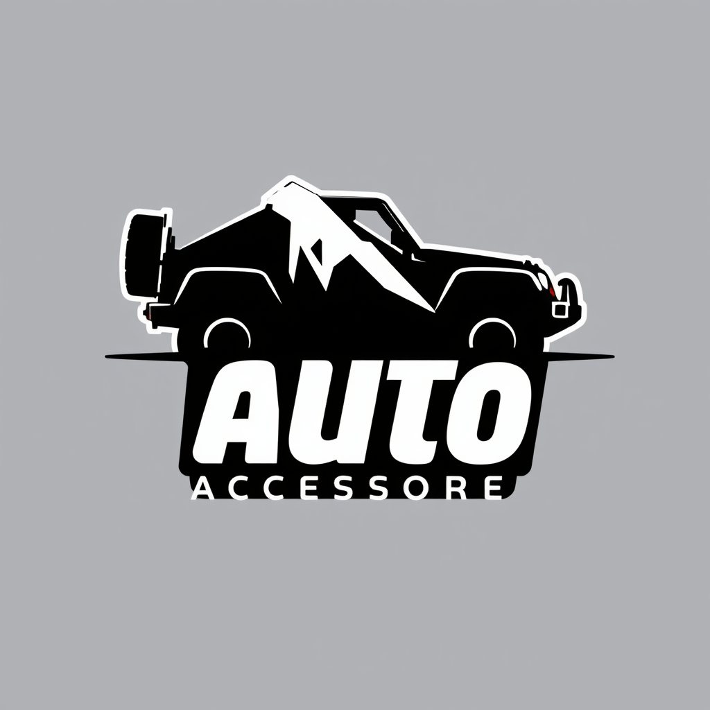 Main logo studio: Professional logo for a mobile vehicle accessory installation business called “MOBILE AUTO ACCESSORIES”. Create a clean, bold, modern automotive logo.