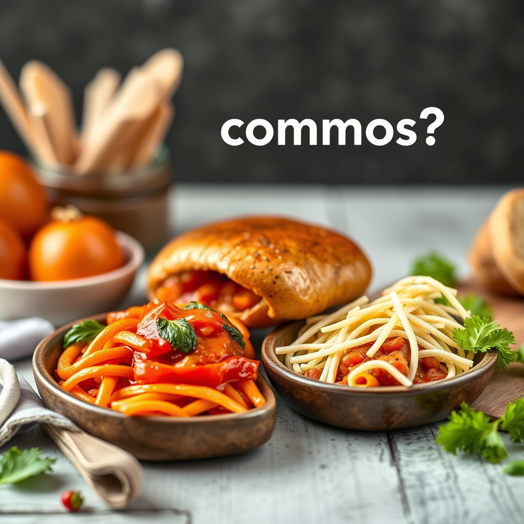 Main logo studio: app para buscar recetas de cocina llamada "Que comemos?"