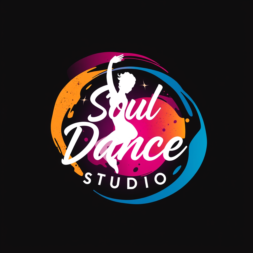 Main logo studio: Its a dance studio called " Soul Dance Studio" and im looking a colorfull logo for my social media