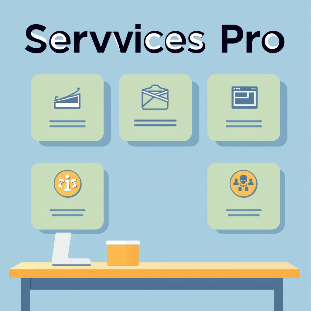 Main logo studio: Services Pro