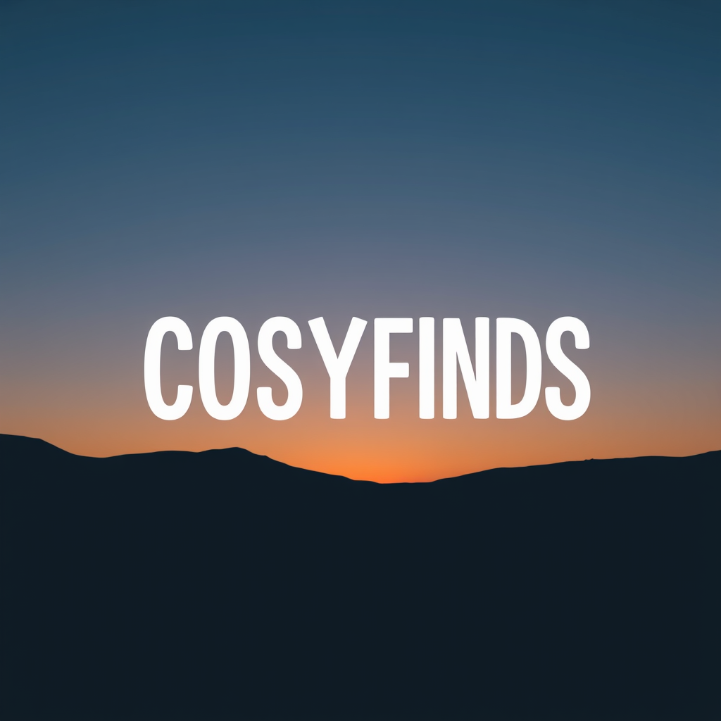 Main logo studio: Haz un logo profesional y bonito para una cuenta de Vinted, que se llama cozyfinds que no tenga puesto nada de vinted, que ponga cozyfinds y un logo b