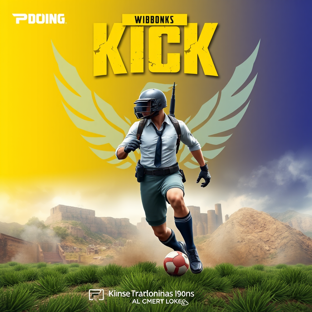 Main logo studio: Нарисуй логотип для кибе спортивной команды по Pubg mobile с названием KICK