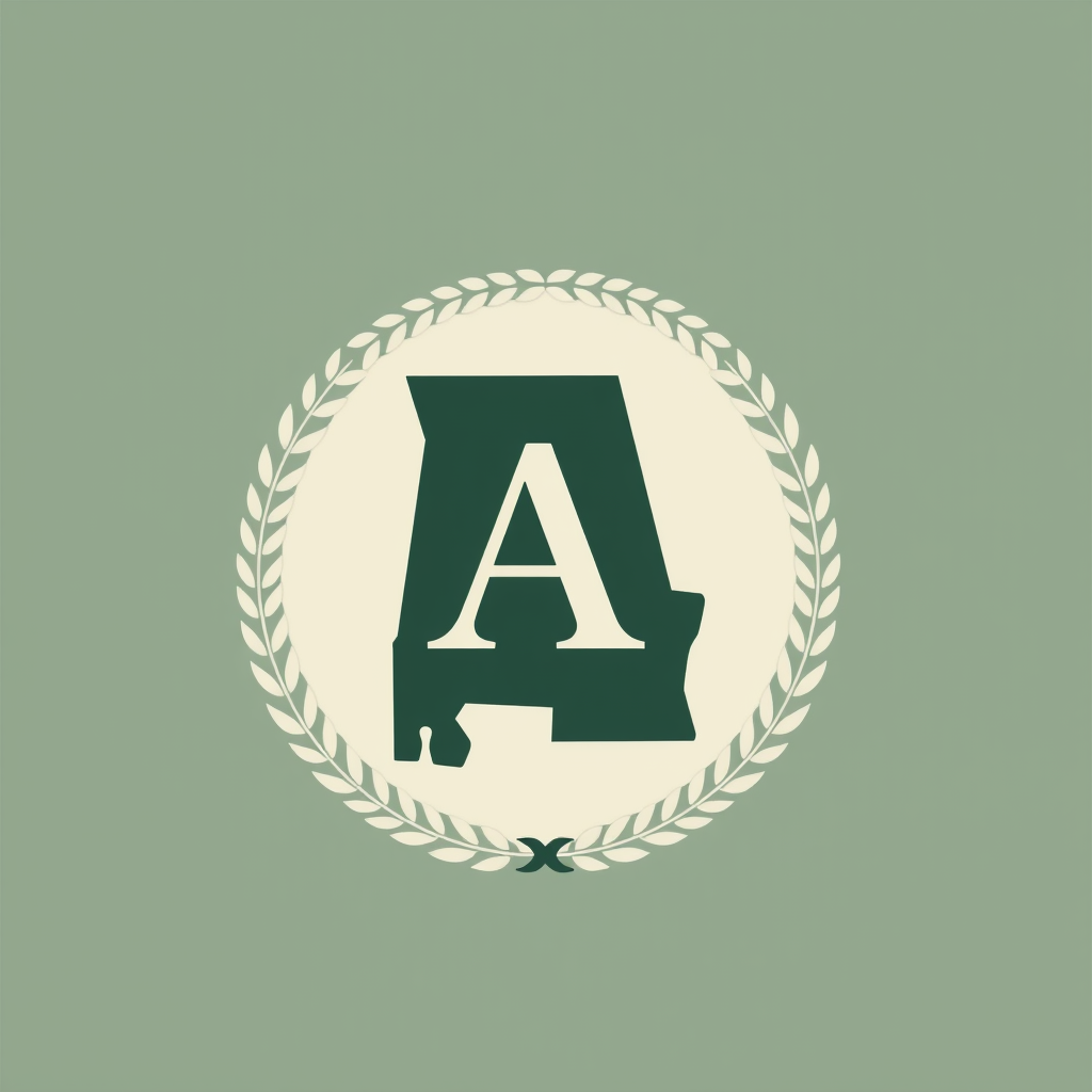 Main logo studio: AL. personal monogram logo for resume website