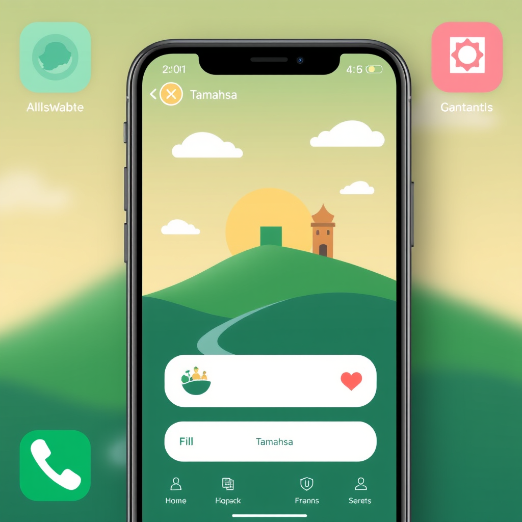 Main logo studio: Tamahsa app