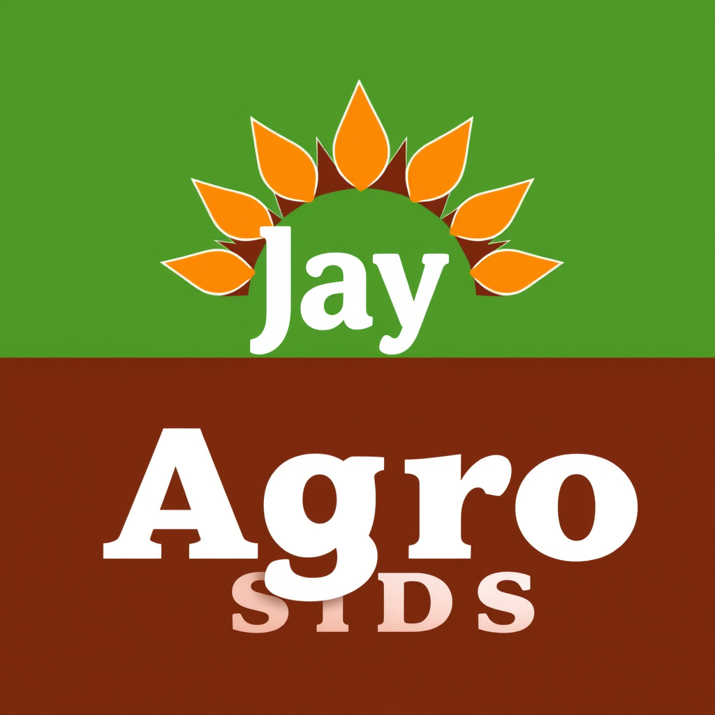 Main logo studio: JAY JANGLESHWER AGRO SIDS CREATE A LOGO FOR COLOUR GREEN, ORANGE AND BROWN WITH TEXT