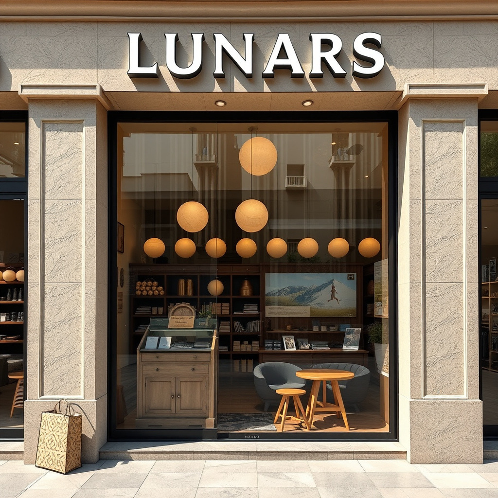 Main logo studio: lunaris store