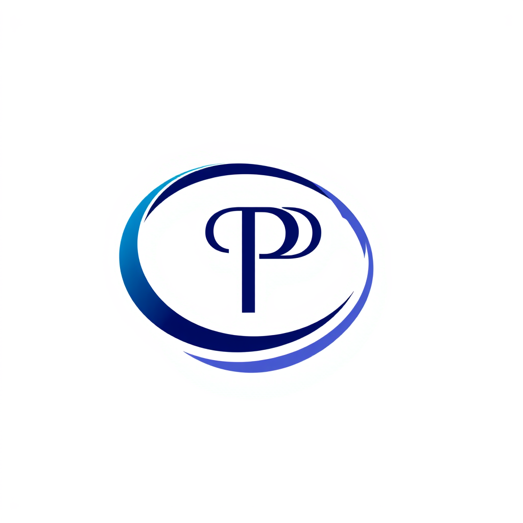Monogram Logo idea: monogram logo combining the letters simple abstract swoosh mark logo for a fintech company, gradient indigo, for a company PAKCHARGE , elegant intertw