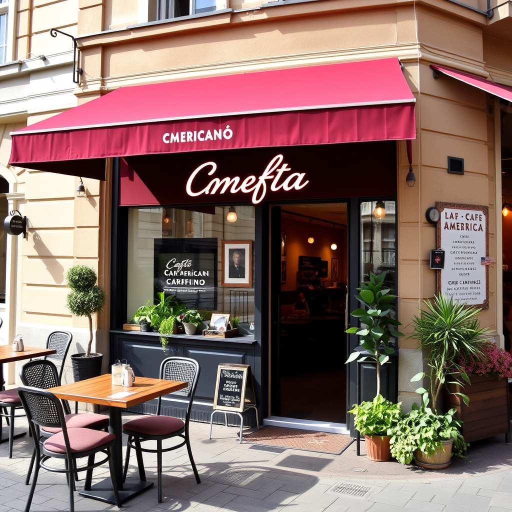 Main logo studio: Café Americano