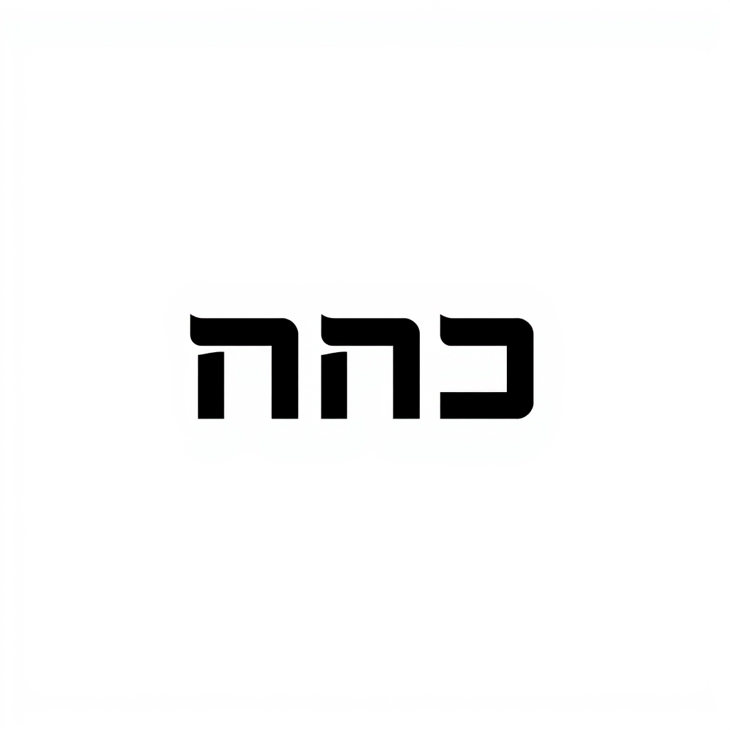 Wordmark Logo idea: wordmark logo of Think like a professional Hebrew type designer. The design should make the word "לפתוח" visually distinctive while keeping it immedia