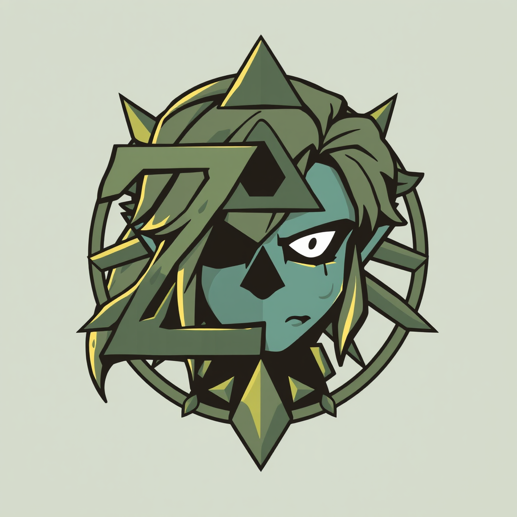 Main logo studio: recréé le logo de The Legend Of Zelda en mettant pour titre sous Zelda "Walking Void". Met un visage dont la chaire est un miroir derrière le "Z" de "