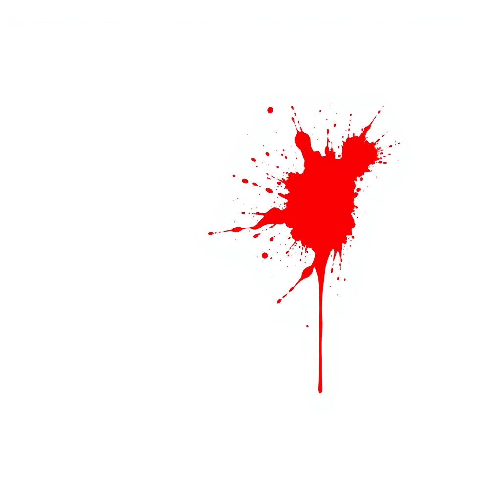 Main logo studio: Crea SOLO un gráfico abstracto para imprimir en una camiseta. NO muestres ninguna camiseta, persona, modelo, mockup ni fondo. Diseña una marca roja in