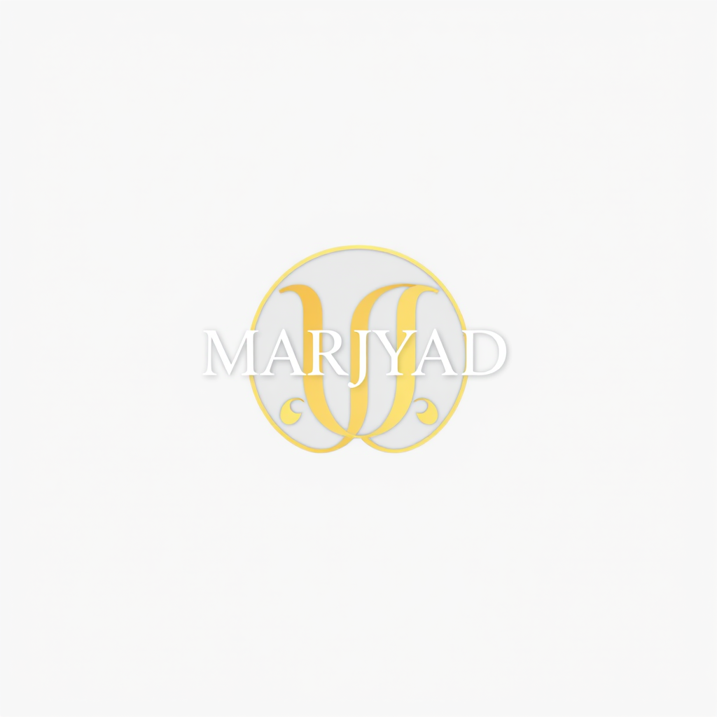 Monogram Logo idea: monogram logo combining the letters name MARJYADA its my name clour is white godl or black gold in form of symbol and all letter is in from of symbol